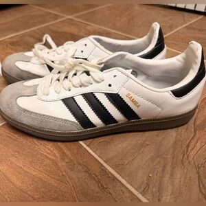 Adidas White and Gray Sneakers